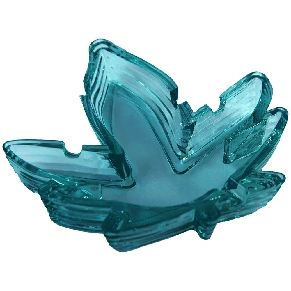 BLUE POT LEAF ASHTRAY
