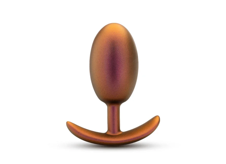 Blush Anal Adventures Matrix Neutron Plug Medium Silicone Weighted Rumbly Butt Plug
