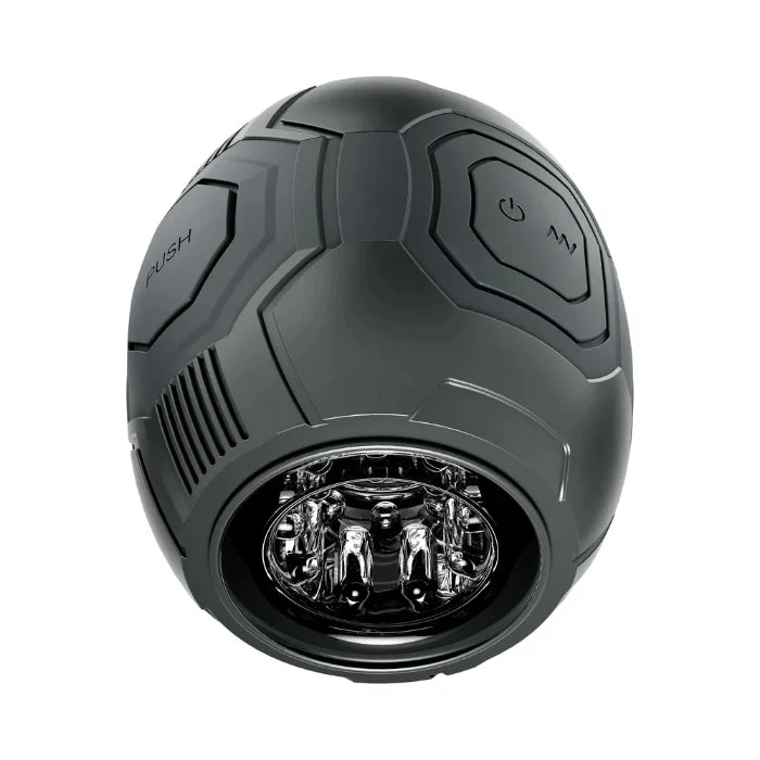 Blush Dome X Vibrating Manual Pressure Control Open Ended Rechargeable Masturbator