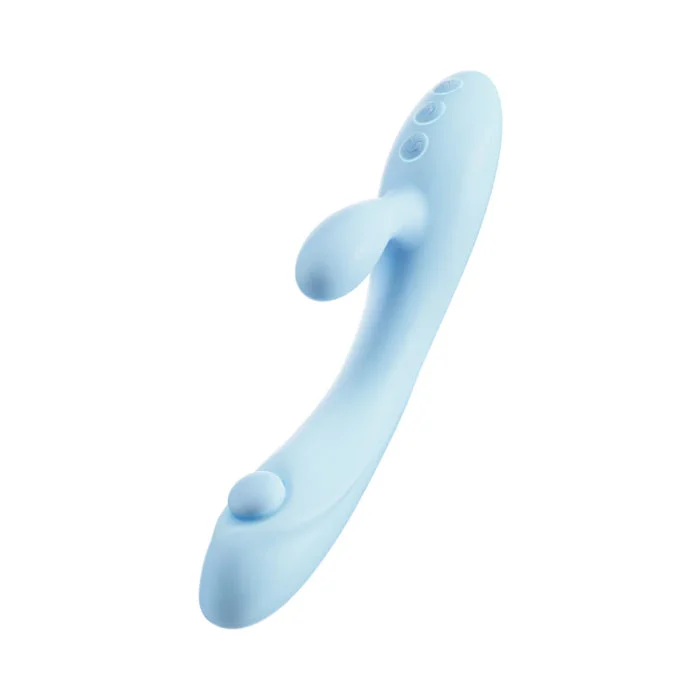Blush Play With Me Moondust Magic Rechargeable Dual Stimulating Come Hither Rabbit Style Vibrator