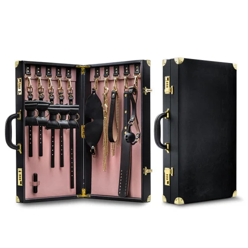 Blush Temptasia Safe Word Bondage Kit with Suitcase
