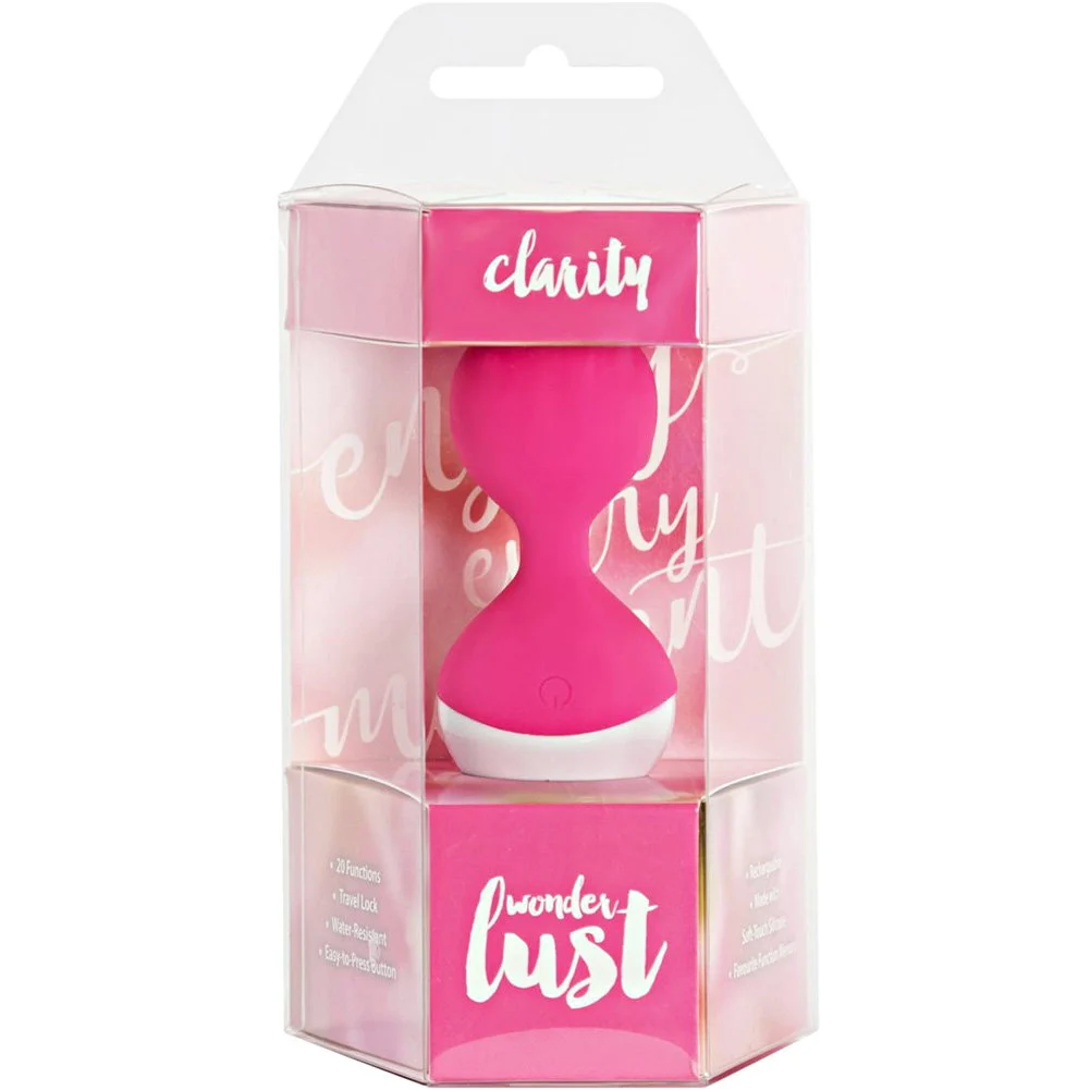 BMS Factory Wonderlust Clarity Vibrating Kegel Balls, Pink