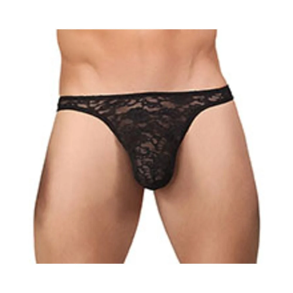 Bong Thong Stretch Lace Black