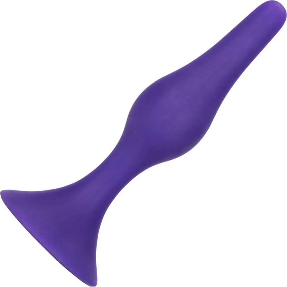 Booty Call Booty Starter Silicone Anal Plug for Beginners, 2.75", Purple