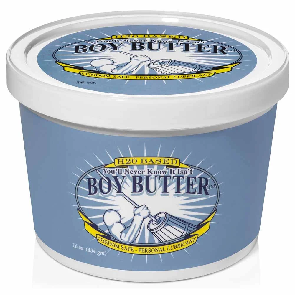 Boy Butter H2O Water Based Personal Lubricant, 16 oz (454 g)