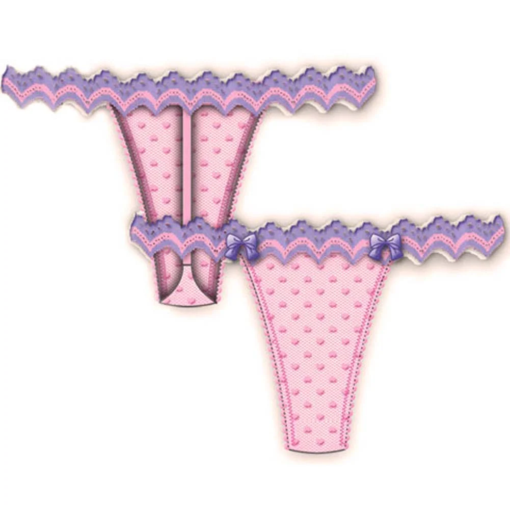 Bright Idea T String, Large, Pink