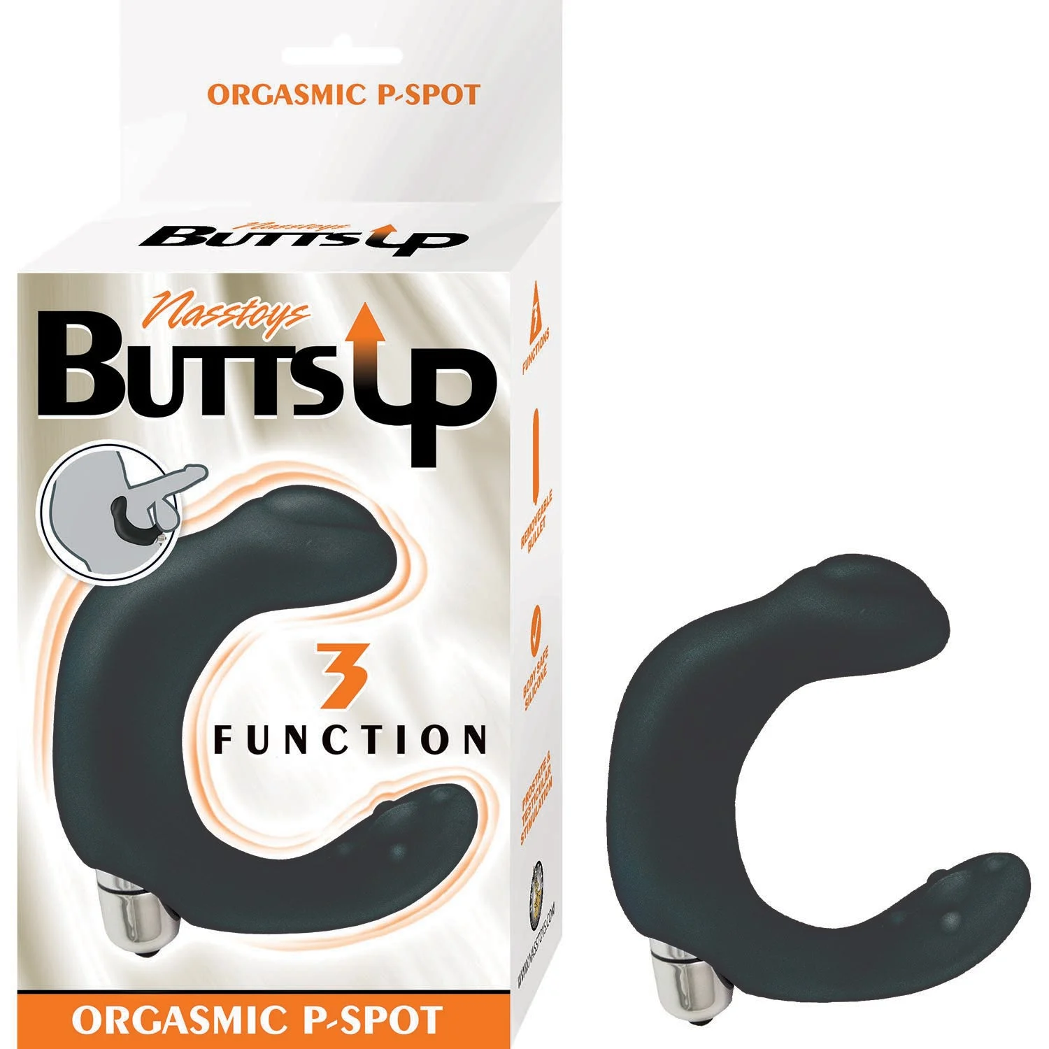 Butts Up Orgasmic P Spot - Black