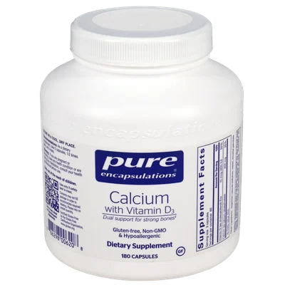 Calcium With Vitamin D3 (Pure Encapsulations)