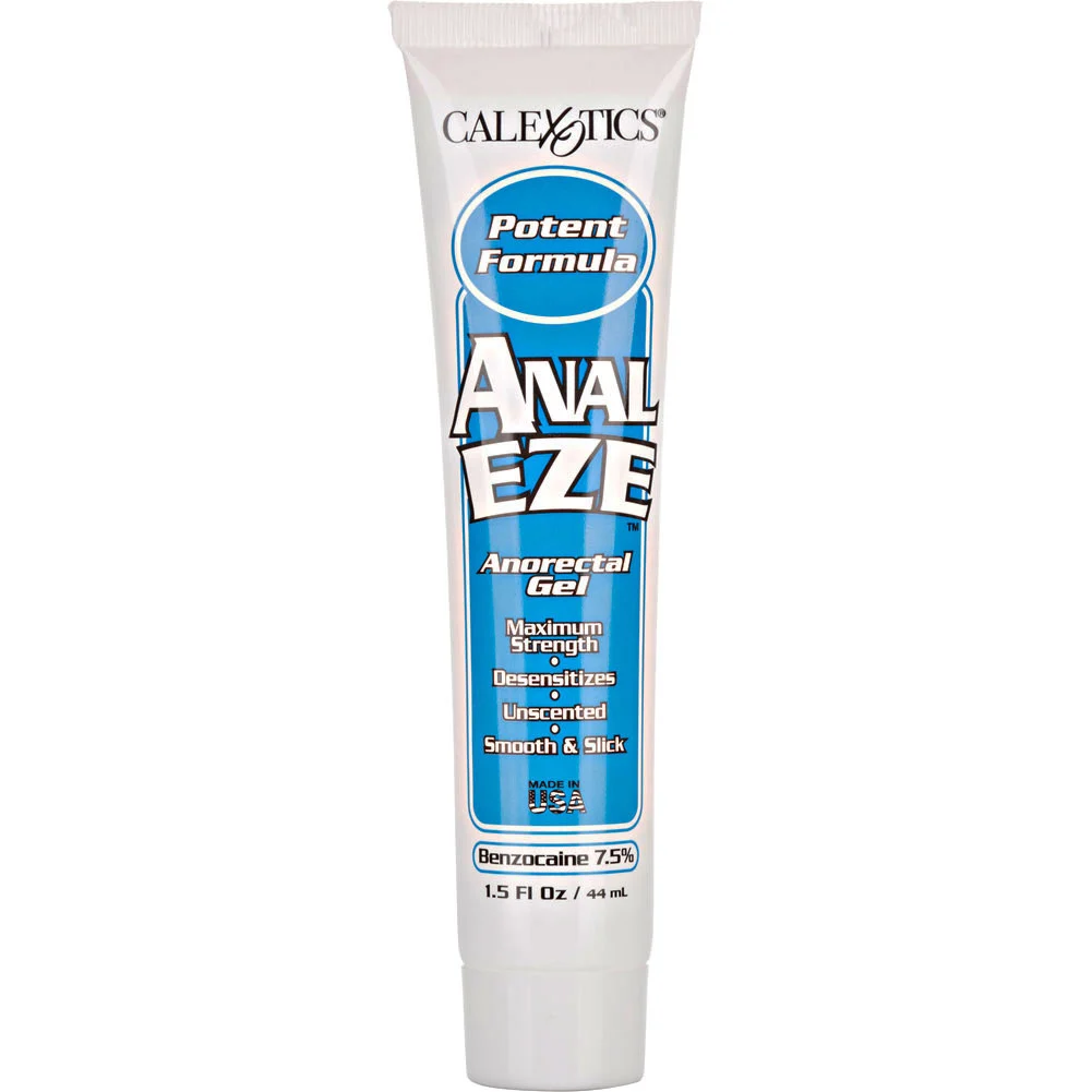 CalExotics Anal-Eze Desensitizing Gel, 1.5 fl.oz (44 mL), Unscented