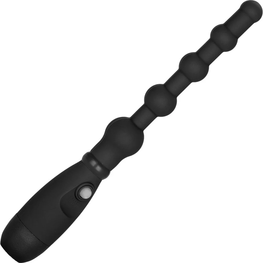 CalExotics Booty Call Booty Flexer Vibrating Anal Probe, 5.75", Black