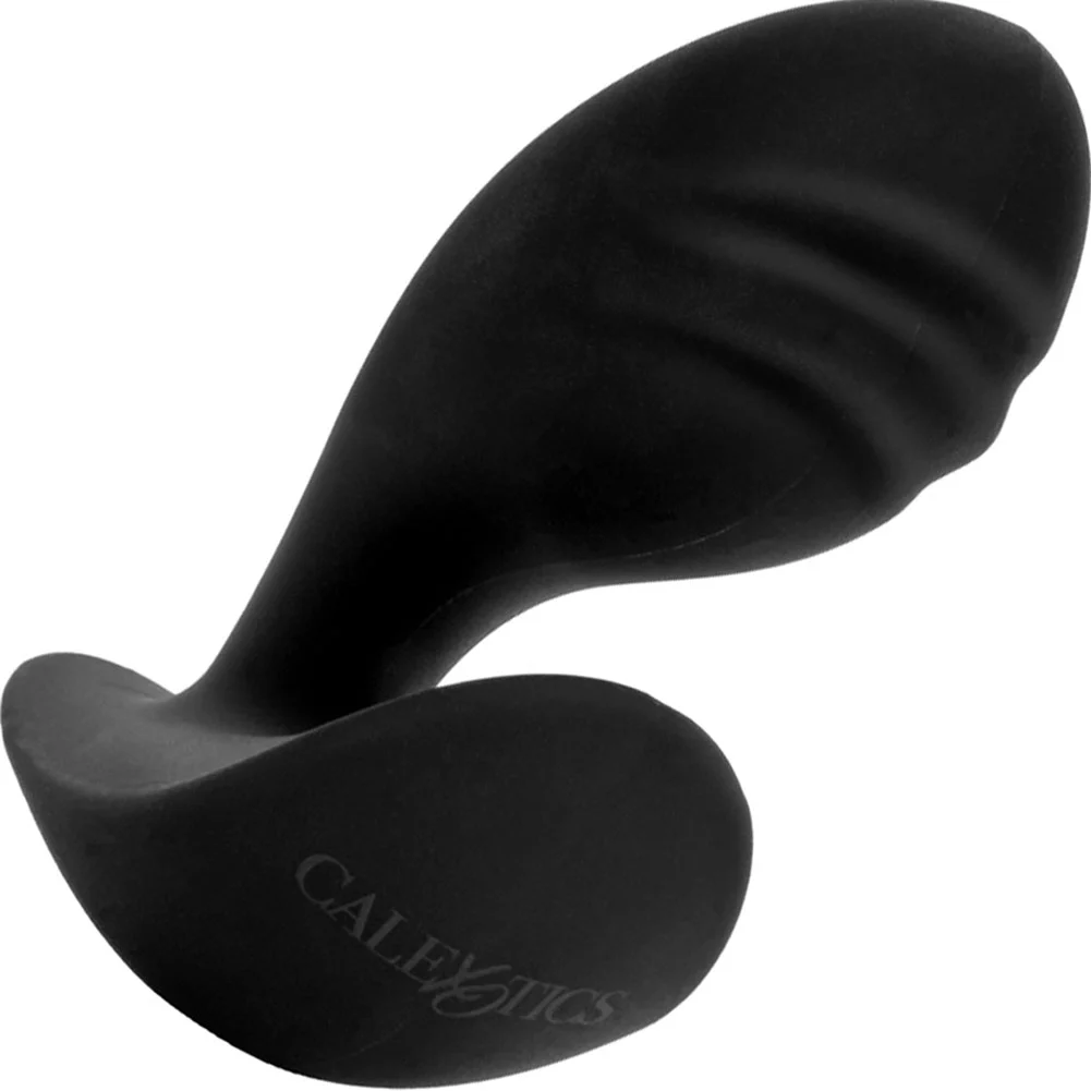CalExotics Booty Call Petite Silicone Prostate Probe, 3.25", Black