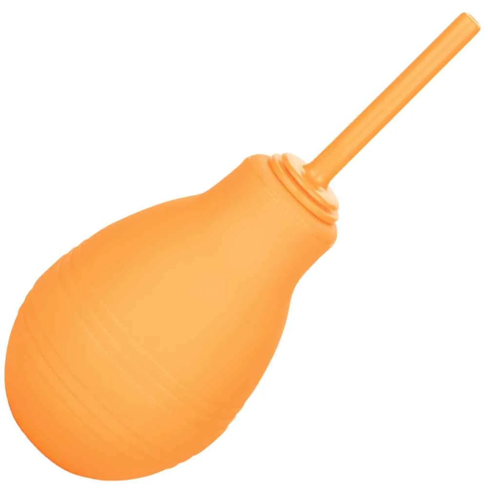 CalExotics Cheeky One Way Flow Douche, 7.3 fl.oz (216 mL), Orange