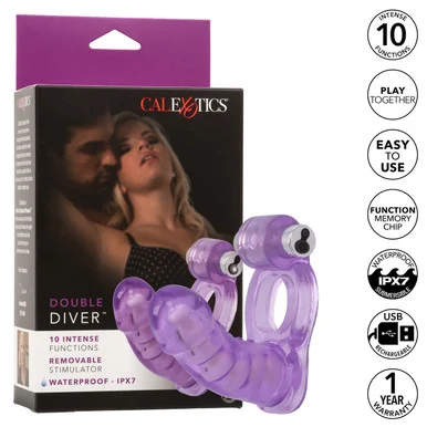 CalExotics Double Diver Vibrating Enhancer