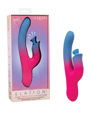 CalExotics Elation Dual Stimulator with Suction