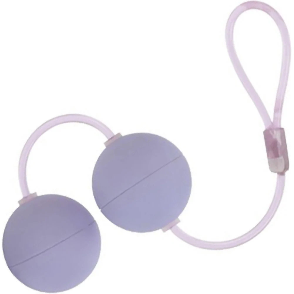 CalExotics First Time Love Balls Duo Lover, 1.25" Diameter, Lavender