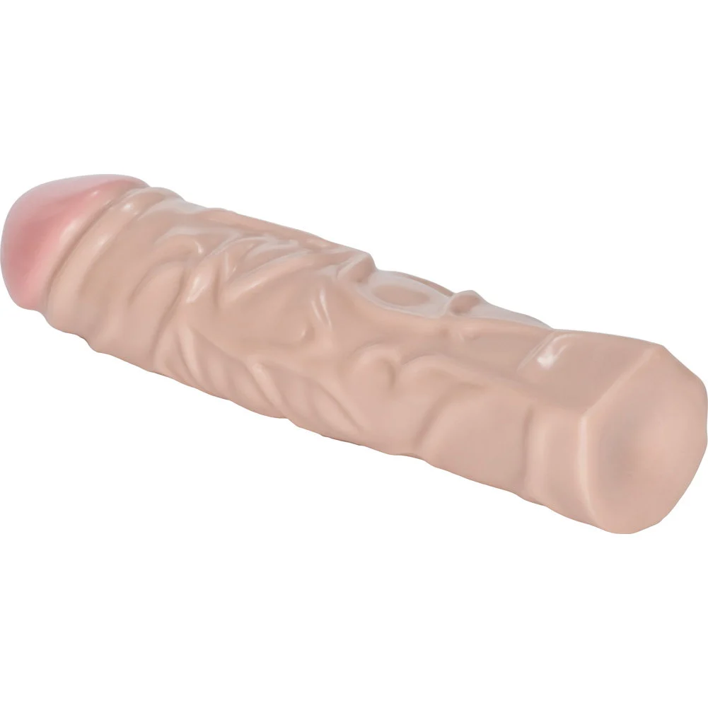 CalExotics Ivory Duo Veined Chubby Dong, 8.5"