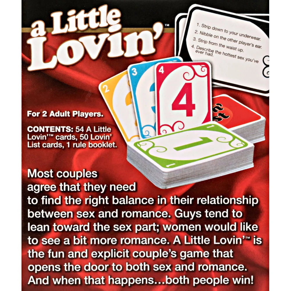 CalExotics Little Lovin the Bedroom Game for Lovers