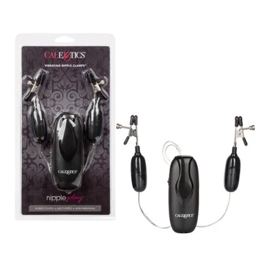 CalExotics Nipple Play Vibrating Nipple Clamps