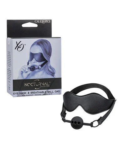 CalExotics Nocturnal Collection: Eye Mask & Breathable Ball Gag