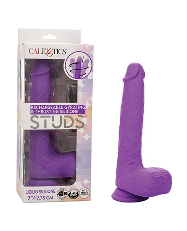 CalExotics Studs 7" Gyrating & Thrusting Silicone Dildo