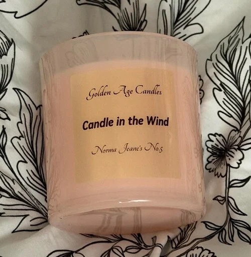 Candle in the Wind Marilyn Monroe Inspired Soy Wax Candle