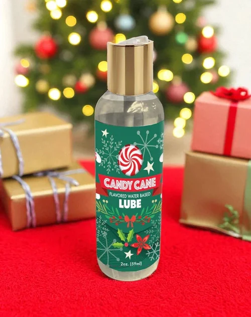 Candy Cane Flavored Holiday Lube