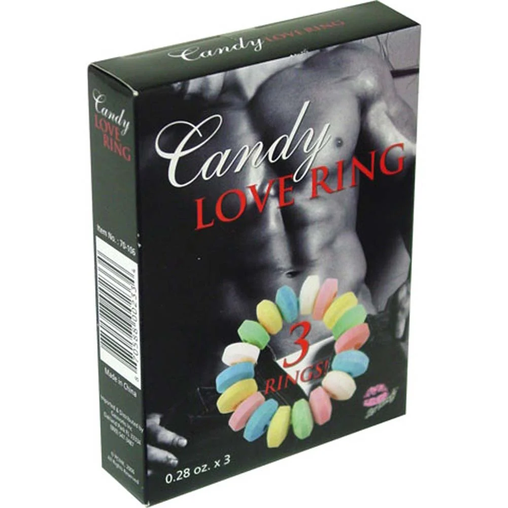 Candy Love Rings Pack of 3 Penis Rings