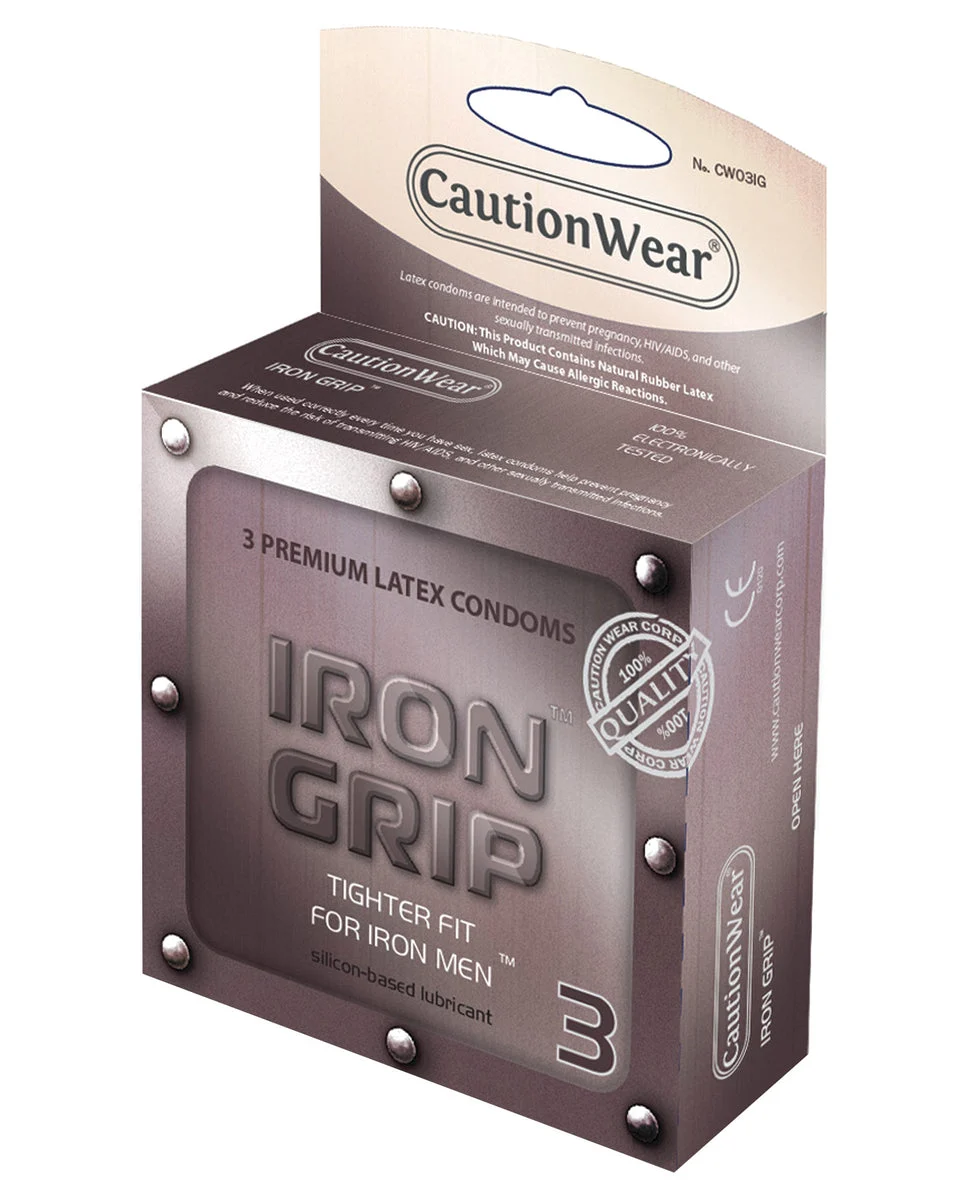 Caution Wear Iron Grip 3 Pack