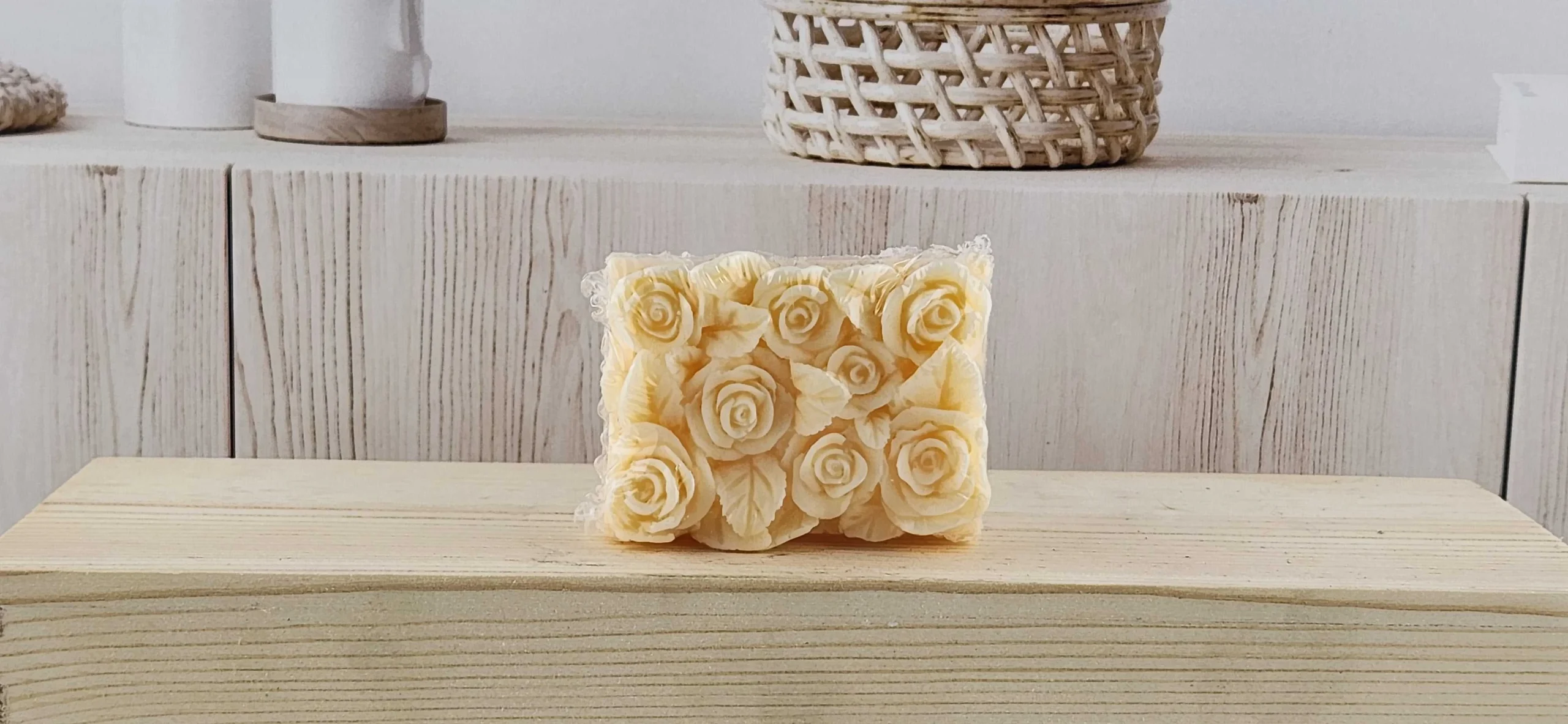 Citrus Splash Rose Petal Flower Soap