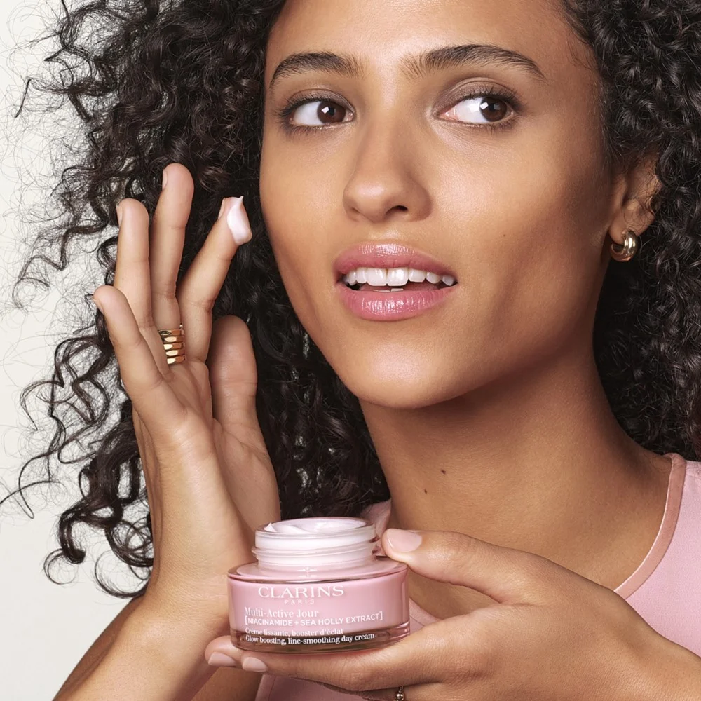 Clarins Multi-Active Glow Boosting, Line-Smoothing Day Cream All Skin Types