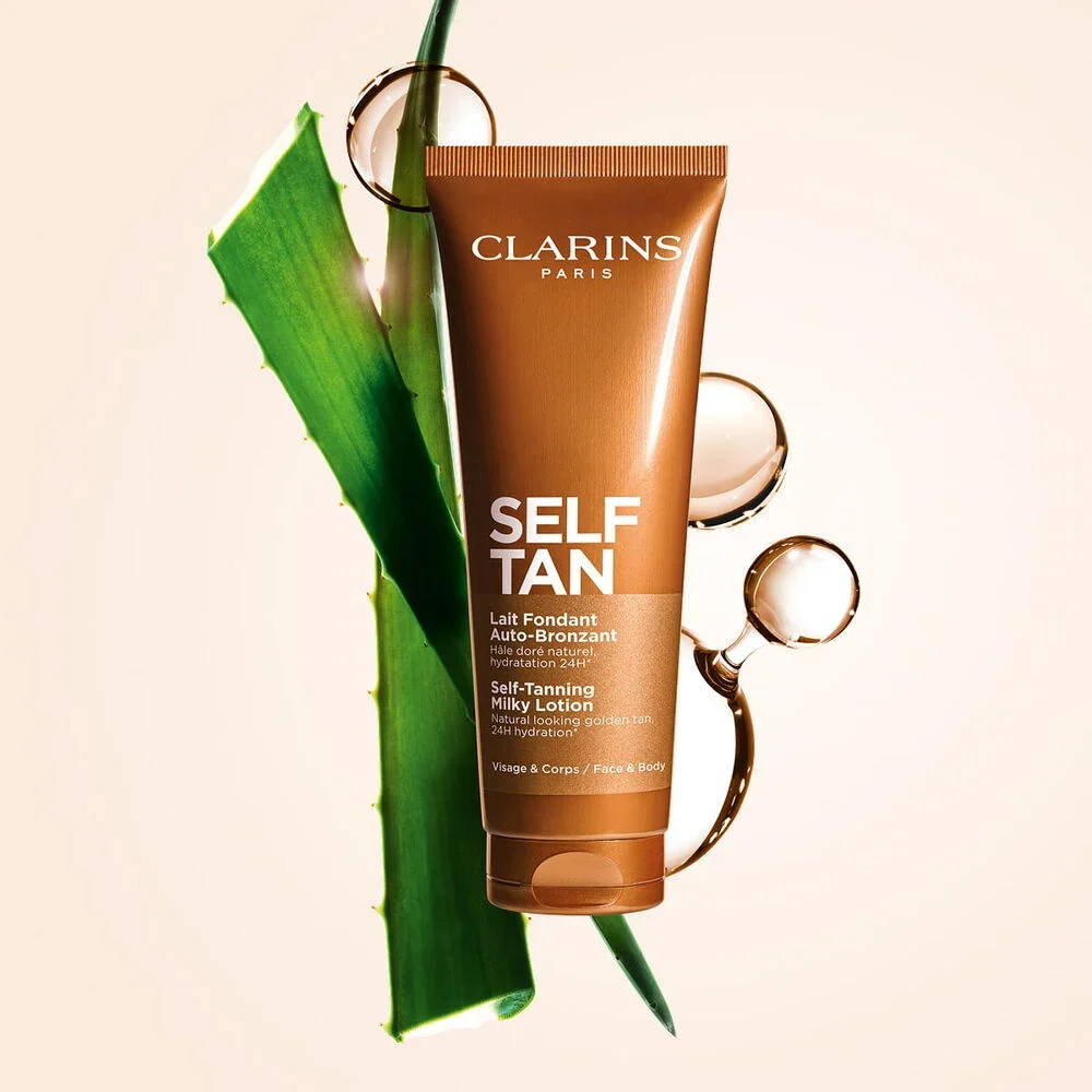 Clarins Self Tanning Face and Body Milky Lotion