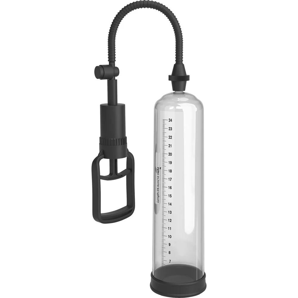 Classix Extra Large Penis Stimulation Pump, 10" by 2.75", Clear/Black