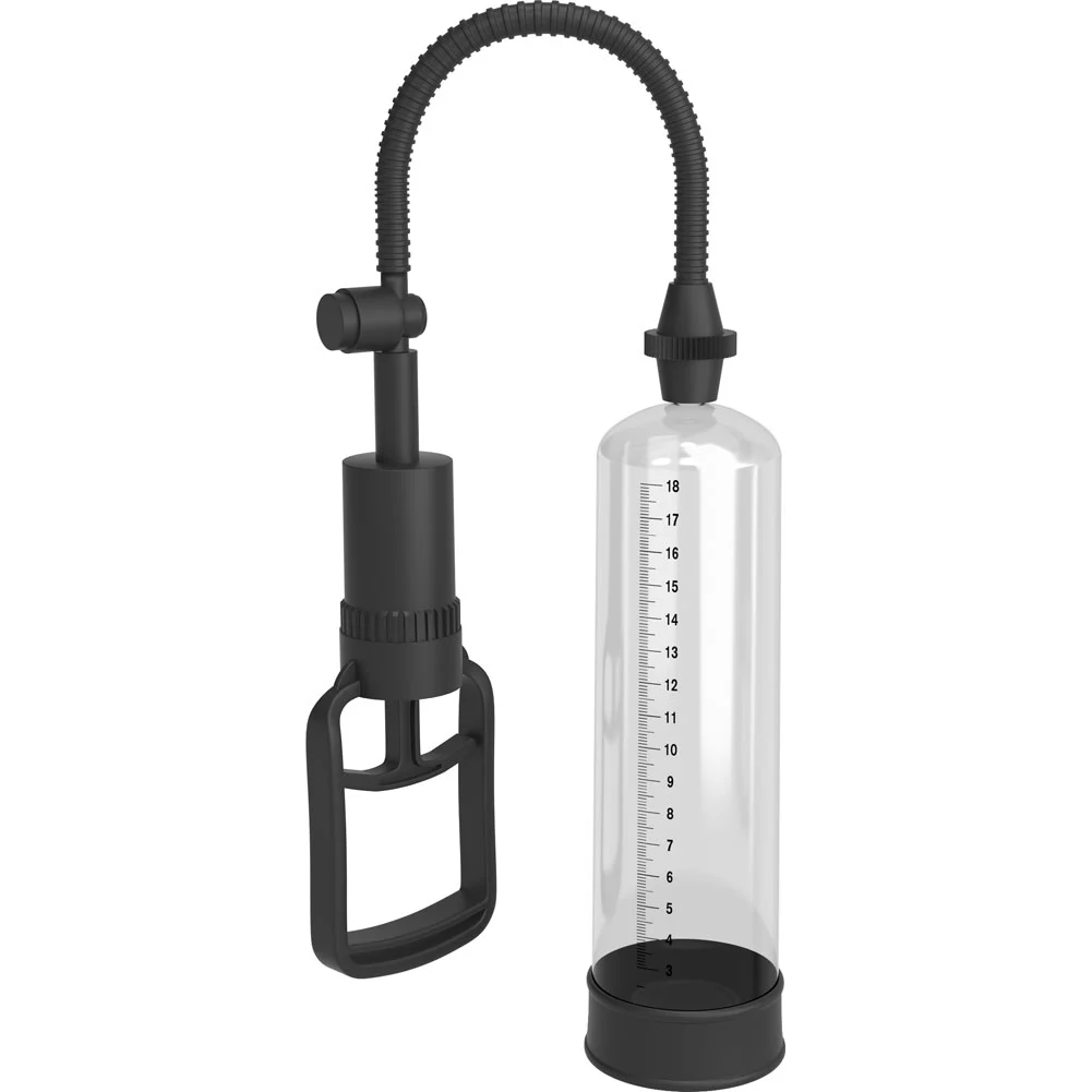 Classix Penis Enlargement Pump, 7.5" by 2", Clear/Black