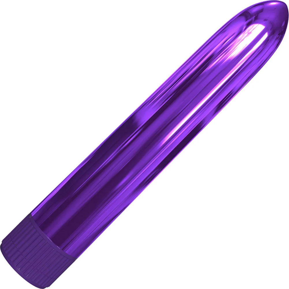 Classix Rocket Multispeed Slimline Vibrator, 7", Metallic Purple