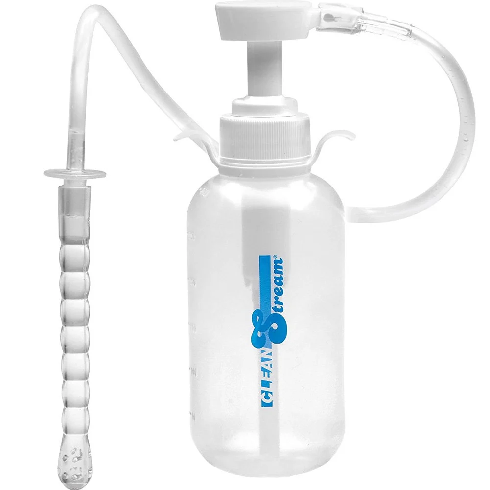 CleanStream Pump Action Enema Bottle with Nozzle