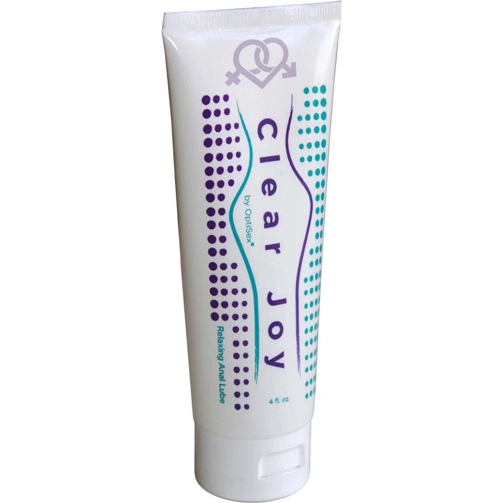 Clear Joy Premium Relaxing Anal Lubricant, 4 fl.oz (120 mL)