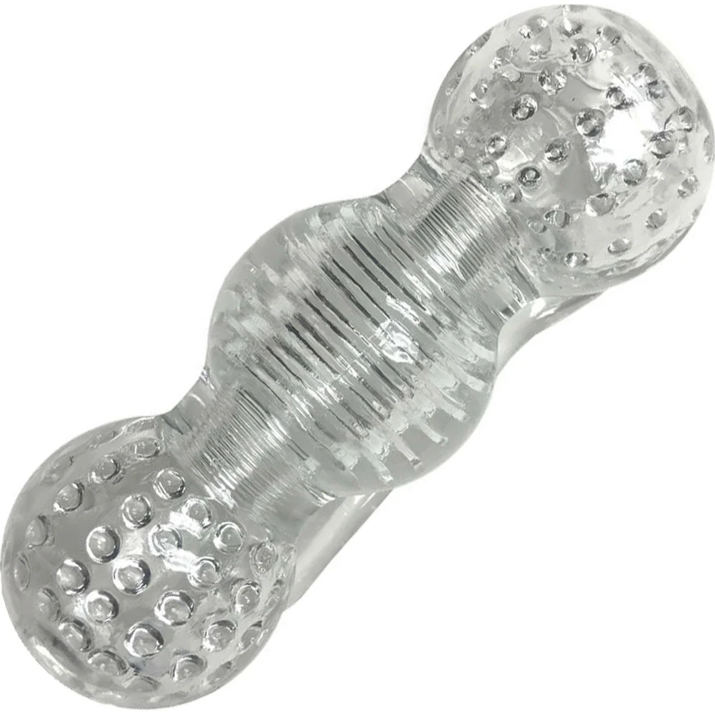 Clear Stroke Threeway Masturbator, Clear