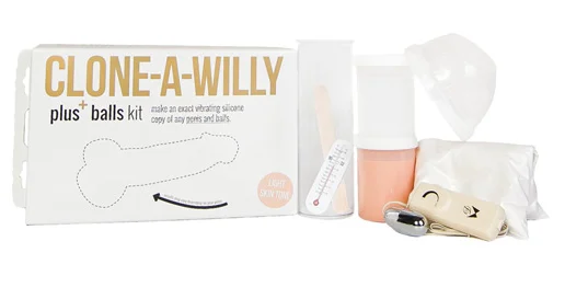 Clone-A-Willie Plus Balls- light skin kit