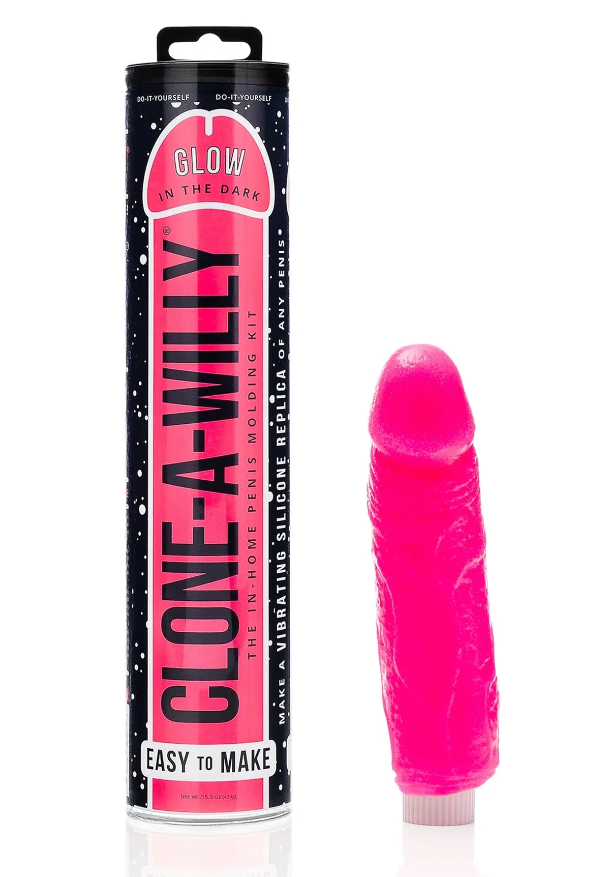 Clone-A-Willy Glow In the Dark Hot Pink