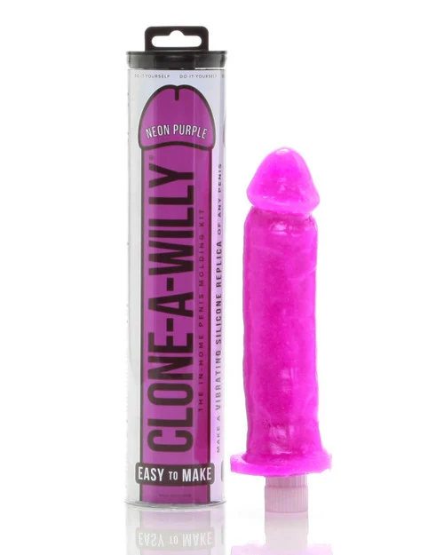 Clone A Willy Neon Purple Vibrating Penis Casting Kit