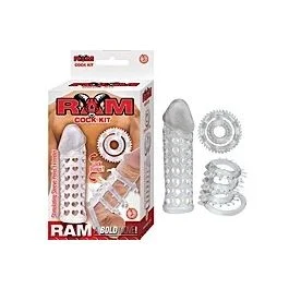 Cock Kit Sleeve Penis and Ring Clear RAM