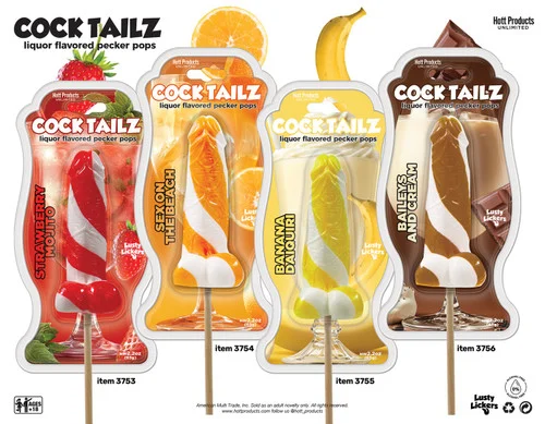 Cocktailz Liquor Flavored Pecker Pops