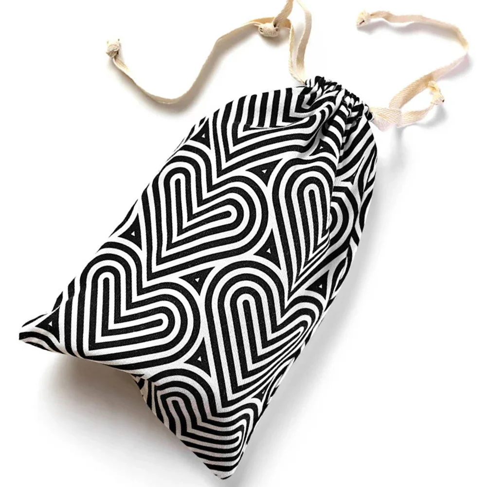 The Collection Cotton Toy Storage Bag, 7.5 x 12", Bomba