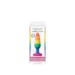 Colours Pride Edition Pleasure Plug Small Rainbow 4.3 inches