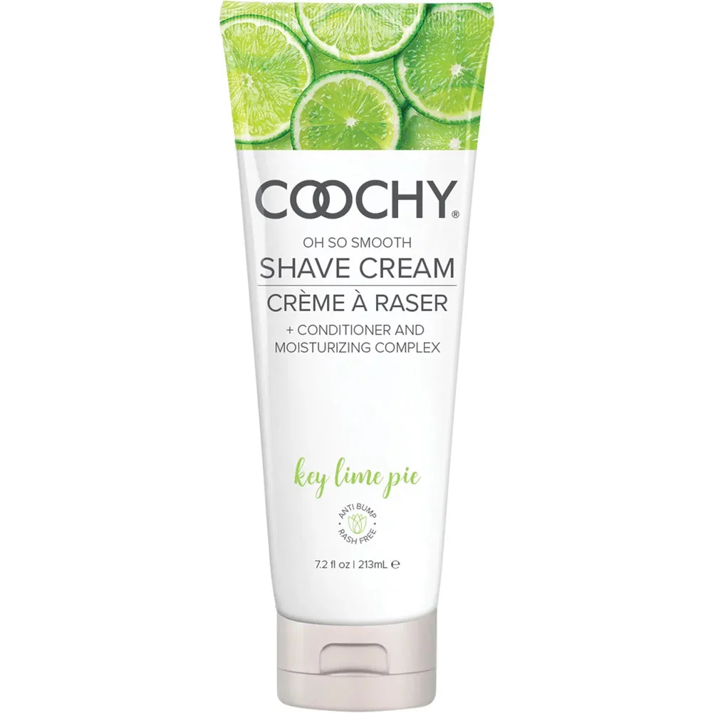 Coochy Oh So Smooth Shave Cream, 7.2 fl.oz (213 mL), Key Lime Pie