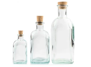 Cork Top Glass Bottles