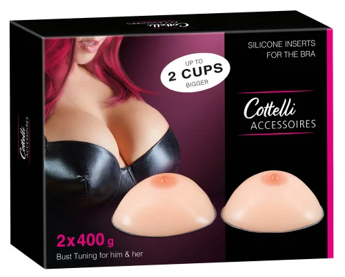 COTTELLI ACCESSORIES SILICONE BREASTS 400G