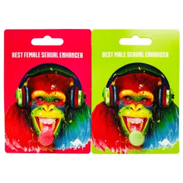 Couple Package Monkey Green Pink Pill Best Sexual Enhancer