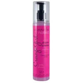 Crazy Girl Wanna Be Naked Intimate Shave Creme Pretty Plumeria 8 Oz