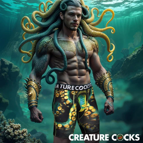 Creature Cocks Creature Wear Monstropus Tentacled Monster Boxer Shorts
